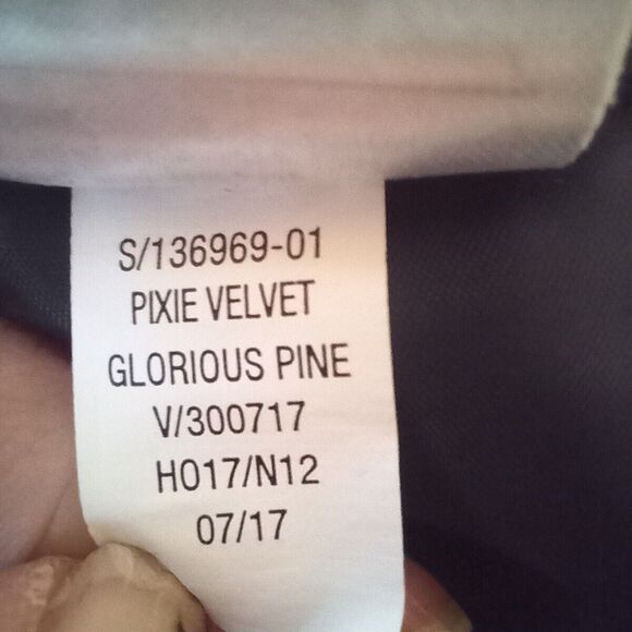 Old Navy Velvet Pixie Mid Rise Pants-Size 4-Pine Green-Pockets-Velour-Pockets - Picture 9 of 9